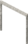 stone wide doorframe