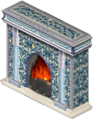 Moroccan fireplace