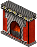 Moroccan fireplace