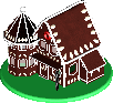 Gingerbread doll house