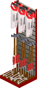 Ludic tools display